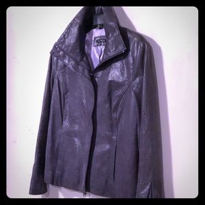 Purple Leather Jacket